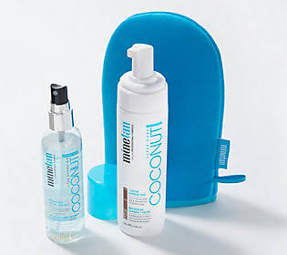 MineTan Coconut Self-Tanning Foam u0026 Facial Mist