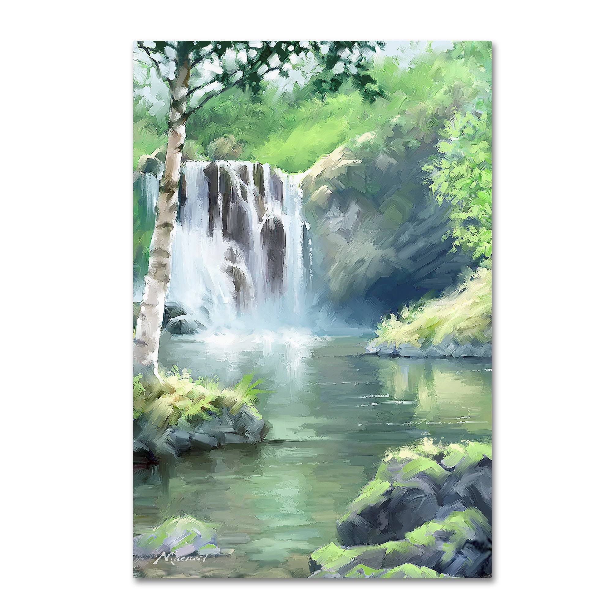 Trademark Fine Art Ali09635-C3047Gg The Macneil Studio 'Waterfall' Can