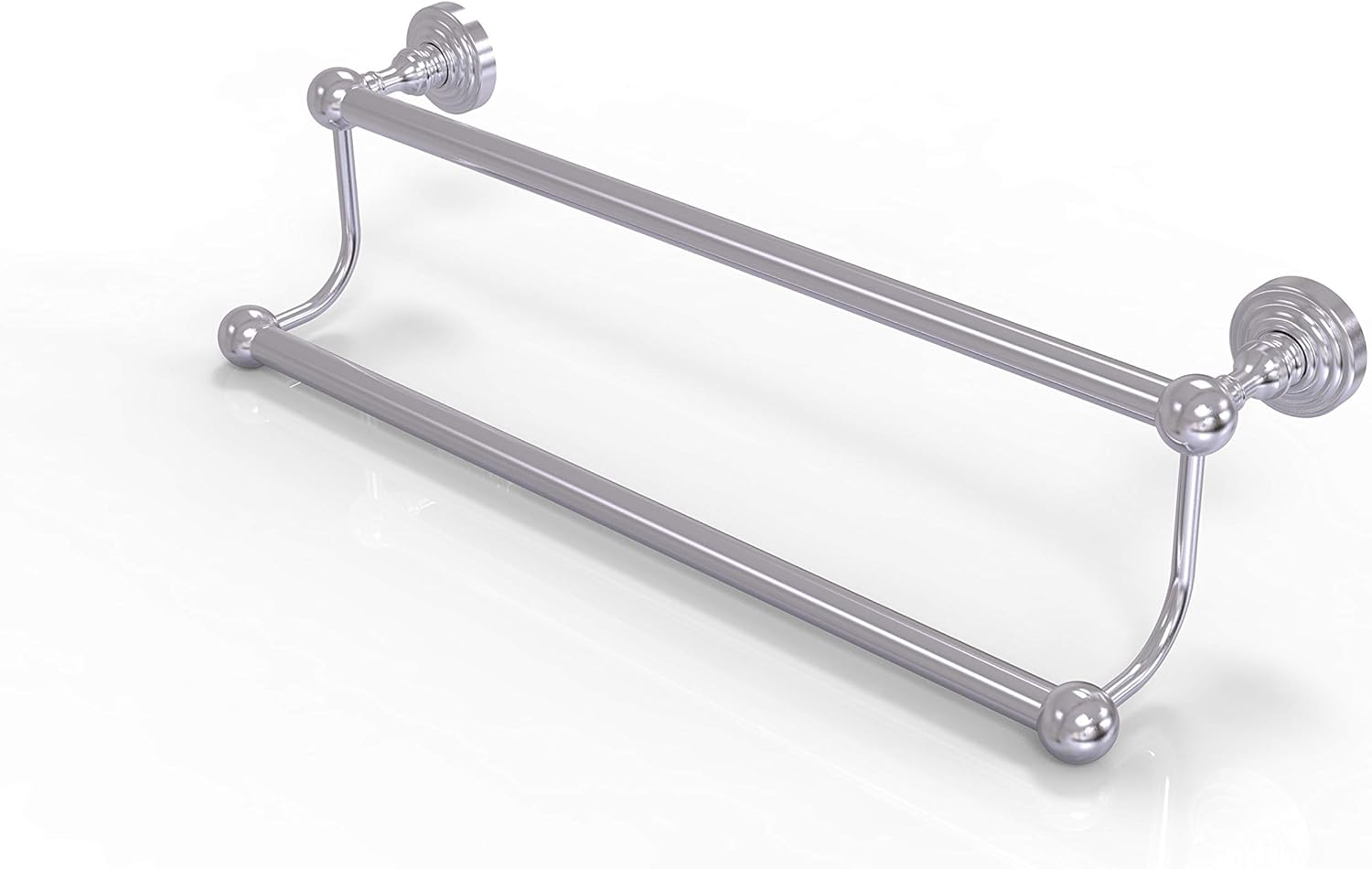 Allied Brass WP-72/24 Waverly Place Collection 24 Inch Double Towel Bar, Satin Chrome