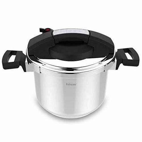 Hisar Neptune Pressure Cooker Black, Presto Canner,Stainless Steel Pressure Cook