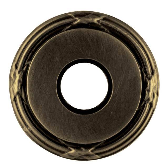 Baldwin 5145055 Pair of Estate Rosettes for Privacy Functions, Lifetime Polished Nickel