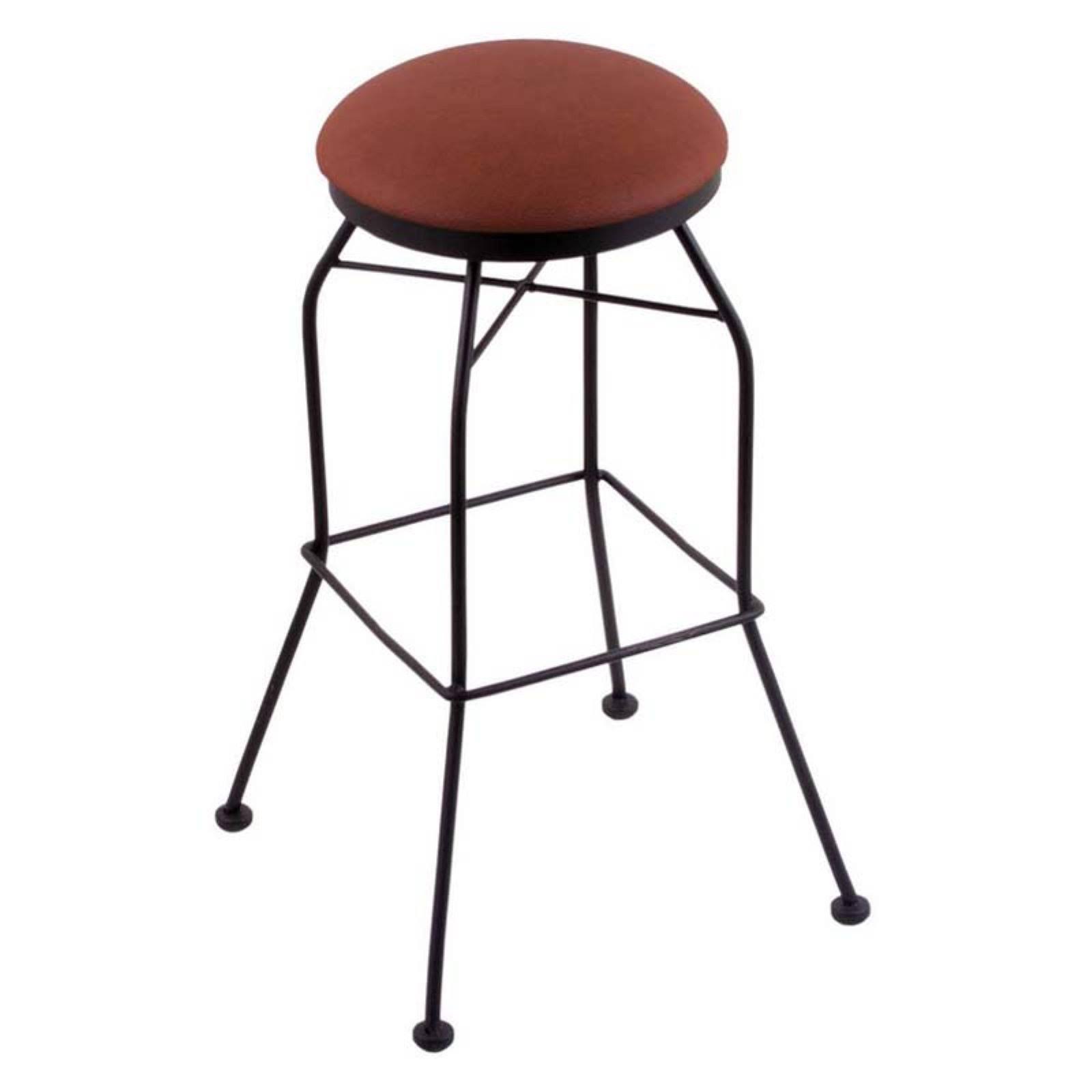 Holland Bar Stool 3020 30x22 Swivel Bar Stool with Black Wrinkle and Rein Adobe Seat