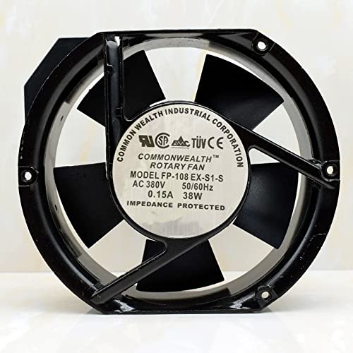for FP-108EX-S1-S Fan AC380V 0.15A 38W Cabinet Cooling Fan Pack of 2