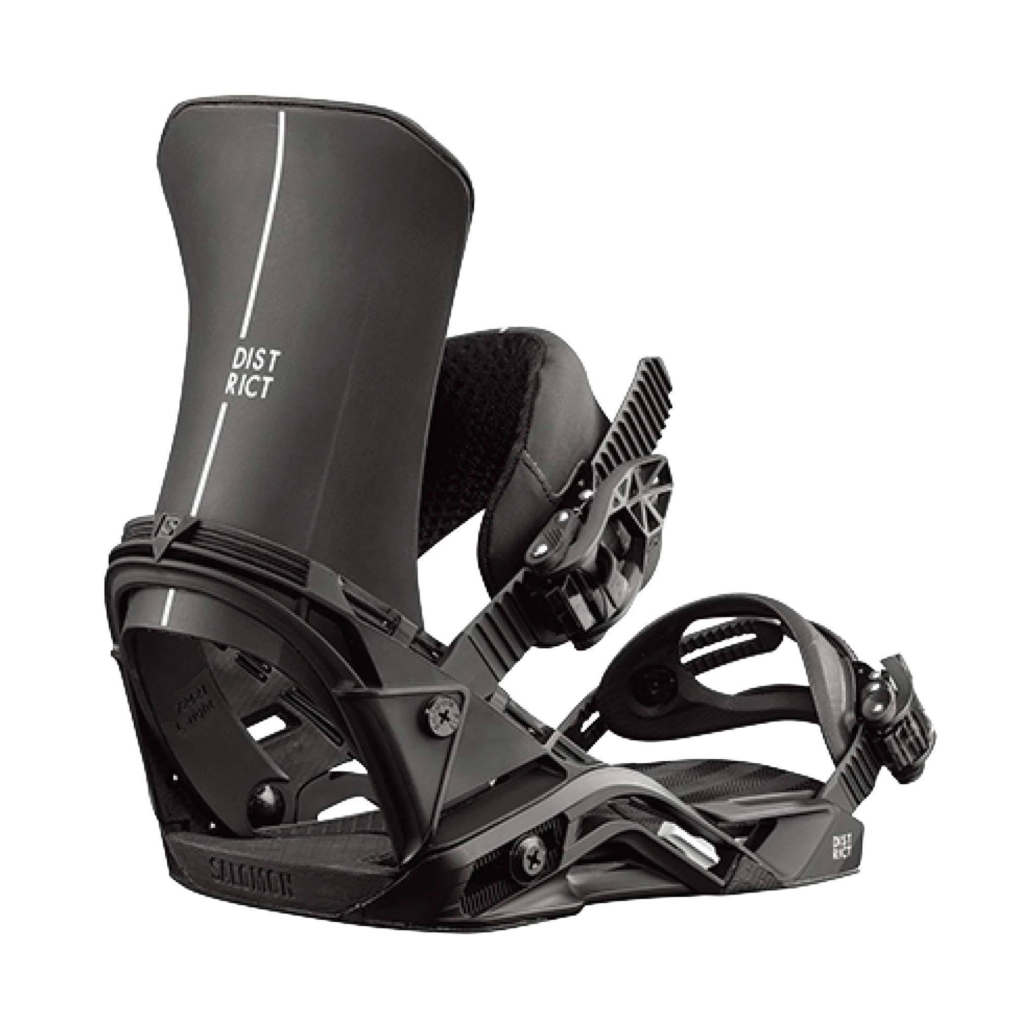 Salomon District Snowboard Bindings Black MD