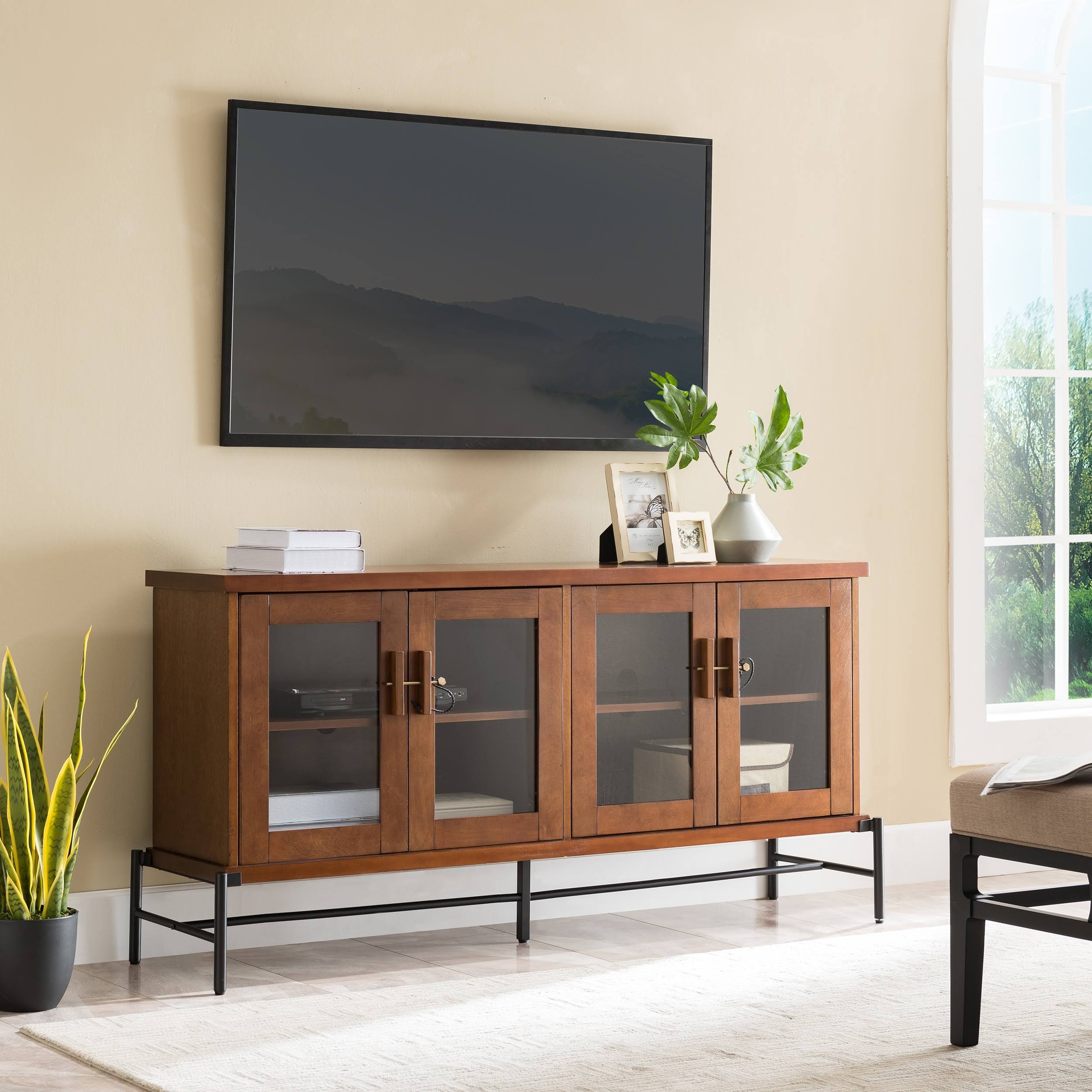 Southern Enterprises Manford TV Sideboard, Black by Ashley HomeStore