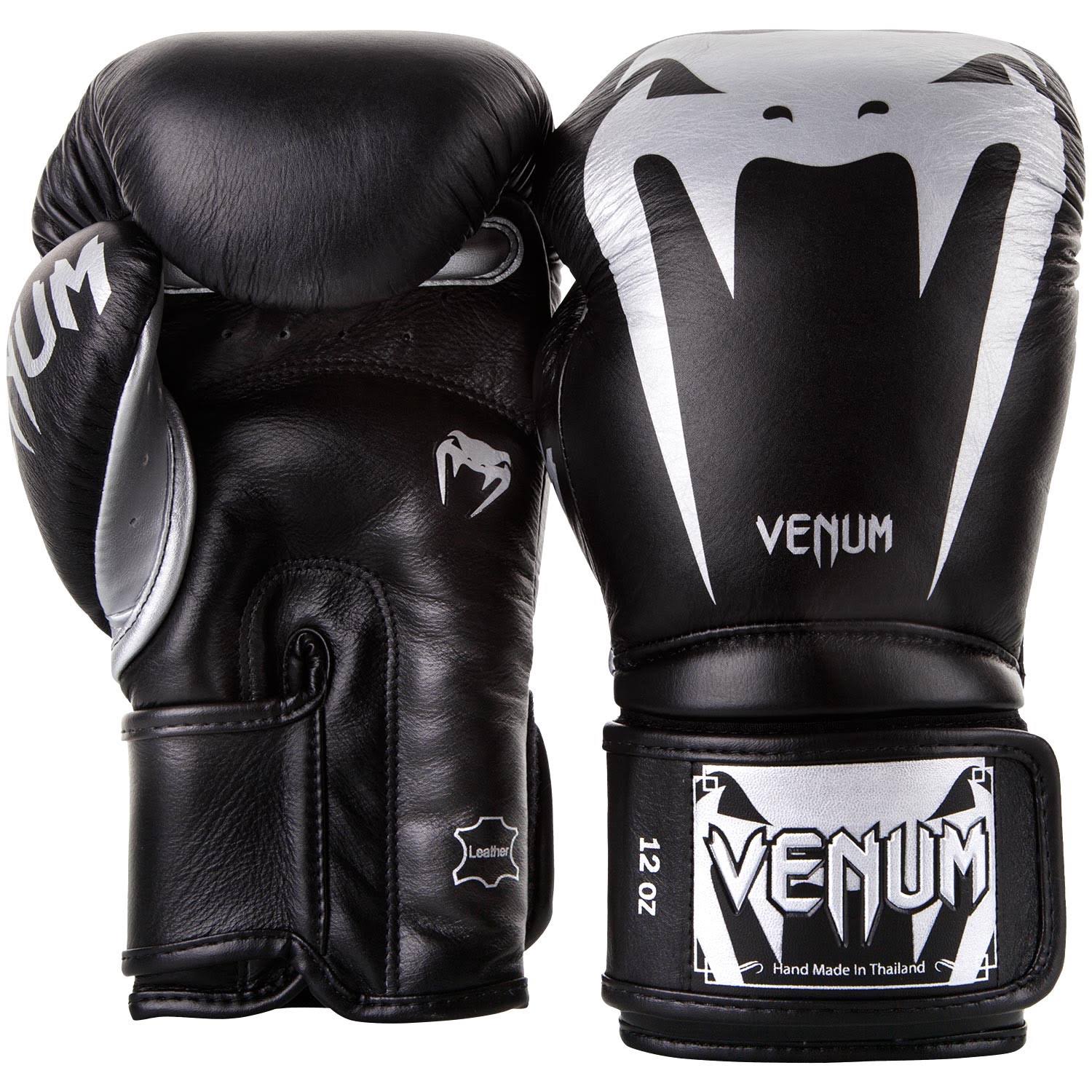 Venum Giant 3.0 Boxing Gloves, Black / Silver