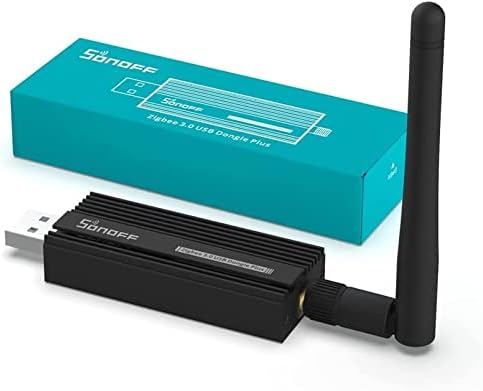 SONOFF Zigbee 3.0 USB Dongle Plus Gateway, Universal Zigbee 3.0 USB Gateway with Antenna for Home Assistant, Open HAB etc, Wireless Zigbee USB Adapter Pack of 2