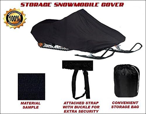Snowmobile Snow Machine Sled Cover Compatible for Polaris INDY 500 for Model Years 1998-2006. 200 Denier Storage Cover.