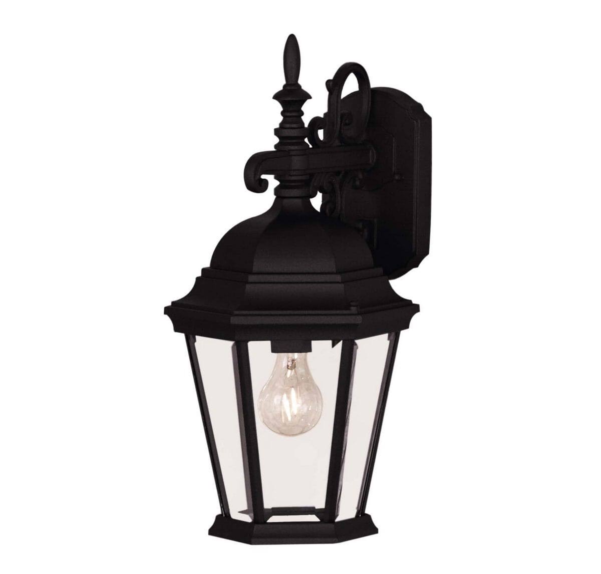 Savoy House Exterior 07077-BLK Outdoor Wall Lantern, Black