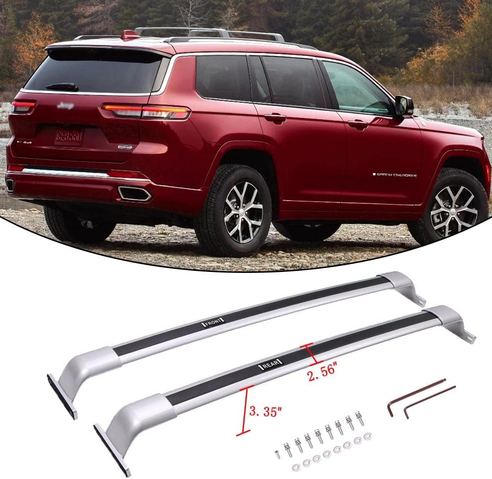 HEKOTE Heavy Duty Cross Bar fit for Jeep Grand Cherokee L 2021 2022 Roof Rack Cargo Accessories