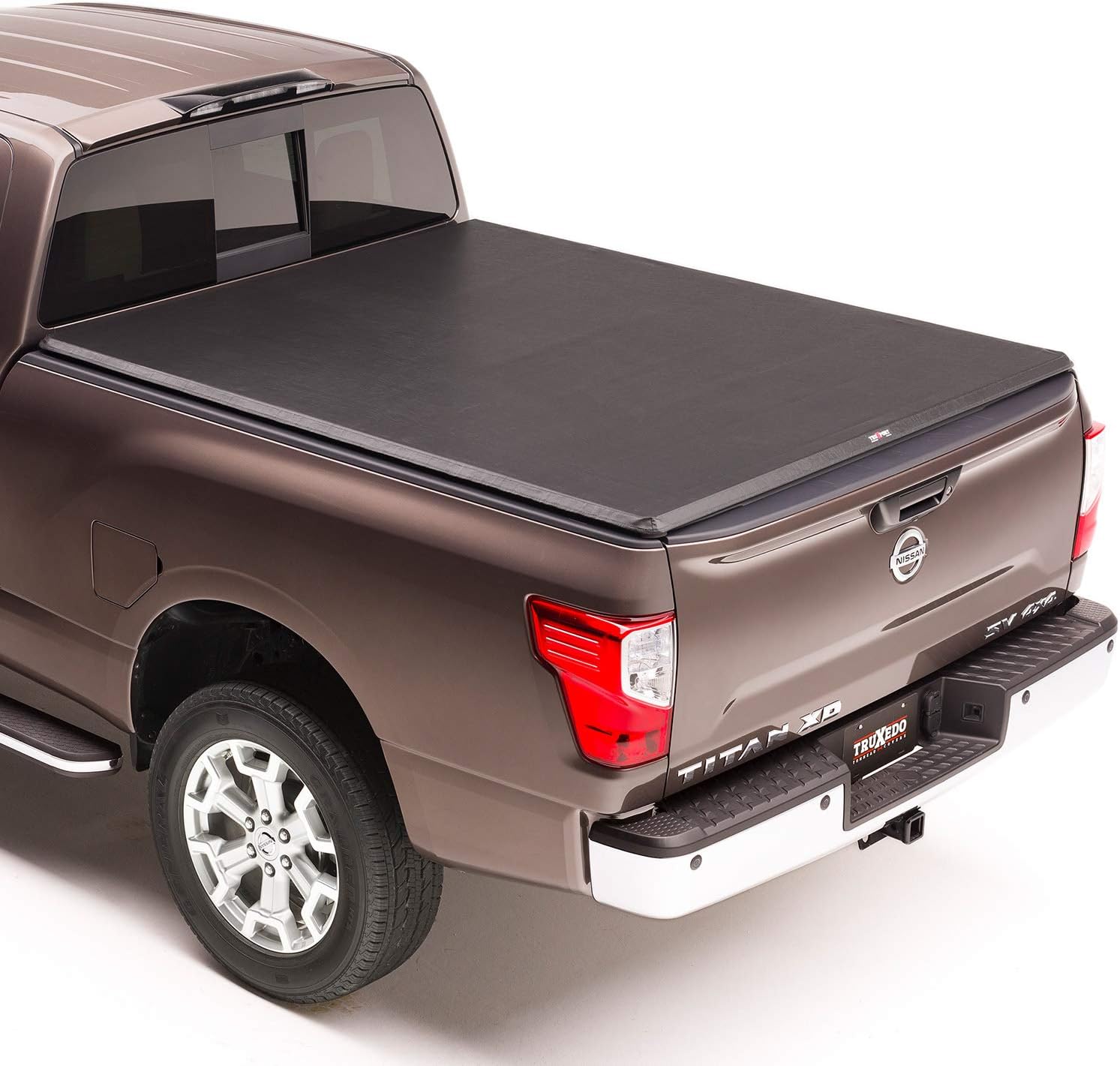 TruXedo TruXport Soft Roll Up Truck Bed Tonneau Cover | 297201 | Fits 2004 - 2015 Nissan Titan w/Track System 5' 7