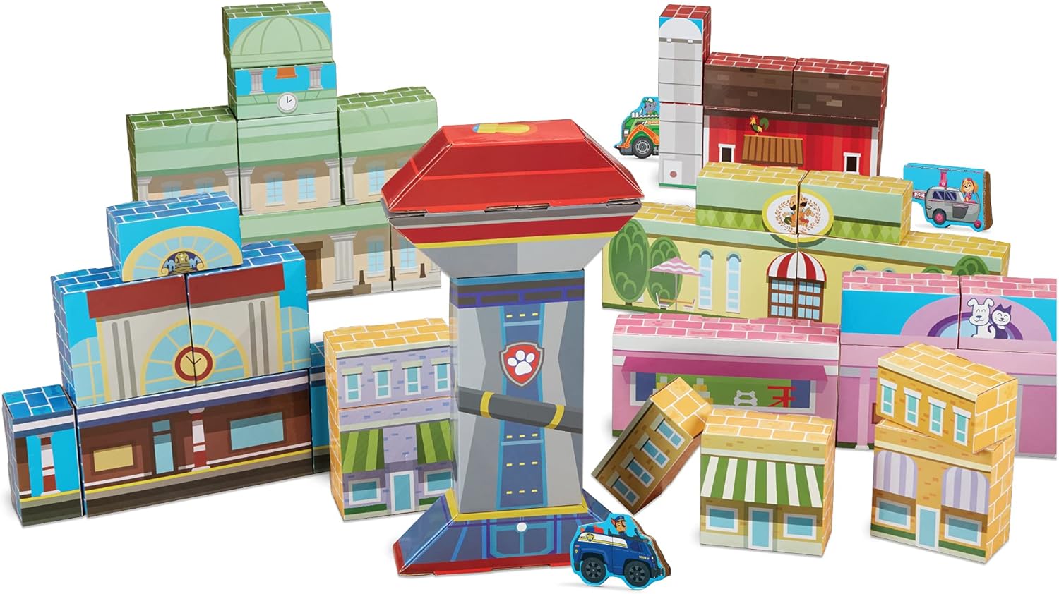 Melissa & Doug PAW Patrol Jumbo Cardboard Blocks (41 Pieces) Pack of 2