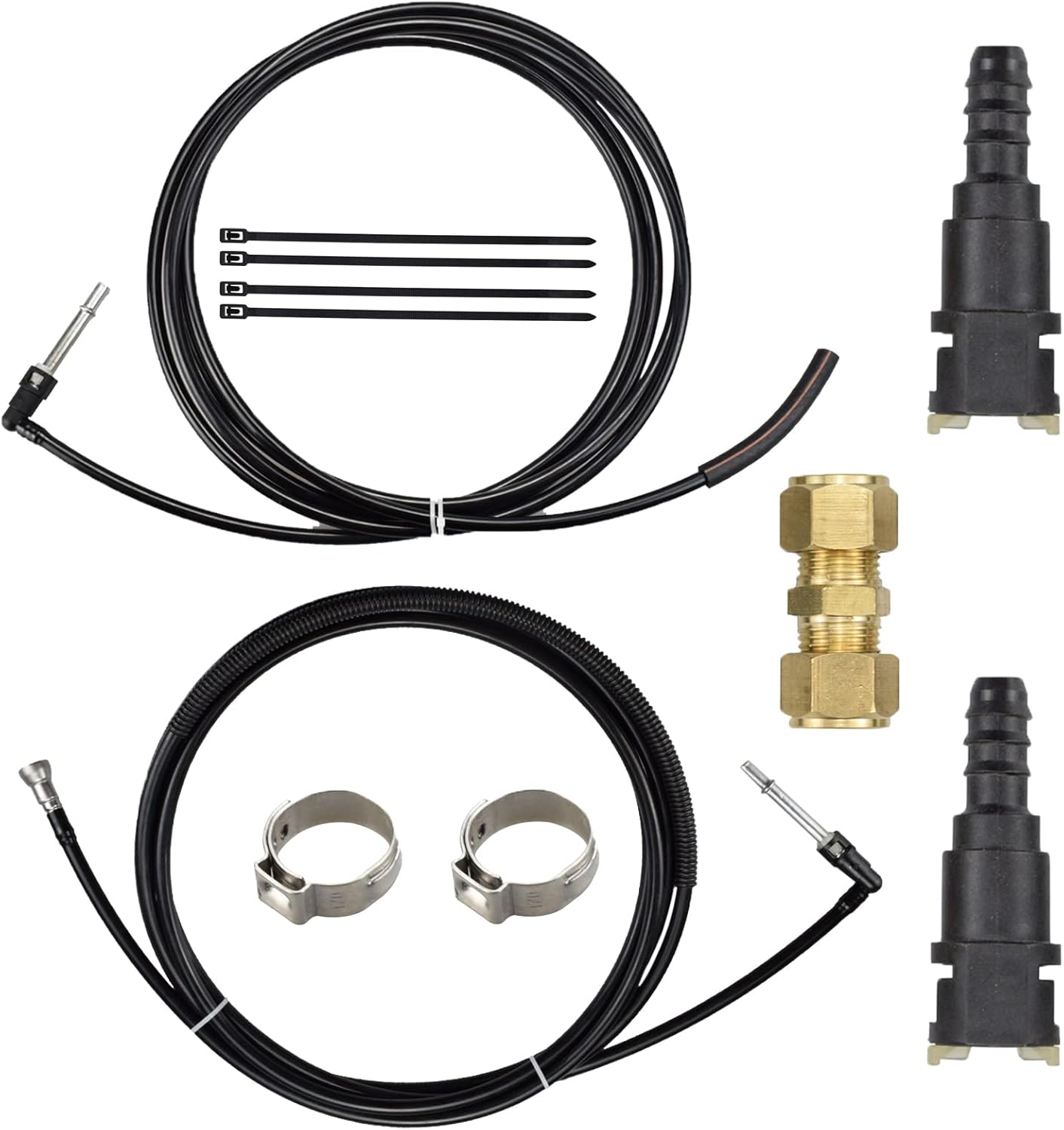 Fuel Lines Repair Kit Compatible with 2004-2010 Chevrolet Silverado GMC Sierra 1500 2500 3500 4.3L 4.8L 5.3L 6.0L 8.1L Pickups Vent Line Replace FL-FG0340