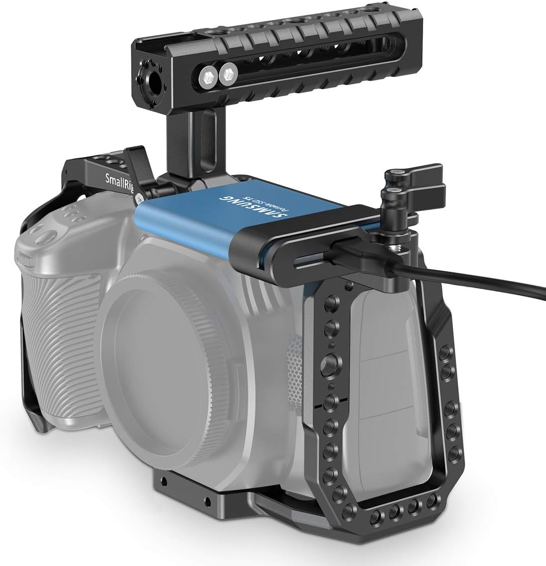 [Updated] SMALLRIG Camera Cage Kit for Blackmagic Design Pocket Cinema Camera 4K & 6K, Compatible with BMPCC 4K & 6K - KCVB2419 Pack of 2