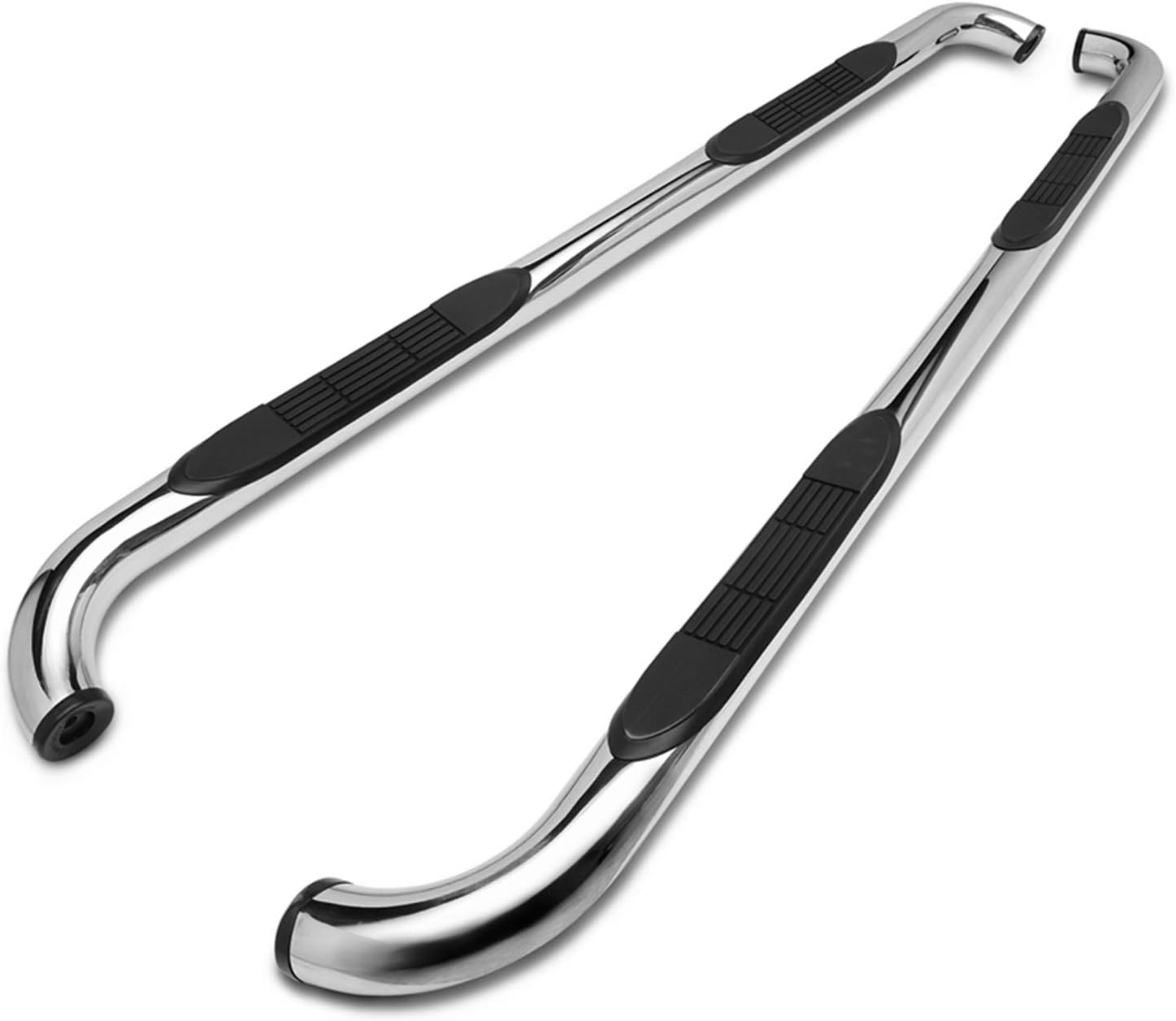 TAC Side Steps Fit 2004-2015 / 2017-2022 Nissan Titan Crew Cab / 2016-2022 Nissan Titan XD Crew Cab Truck Pickup 3