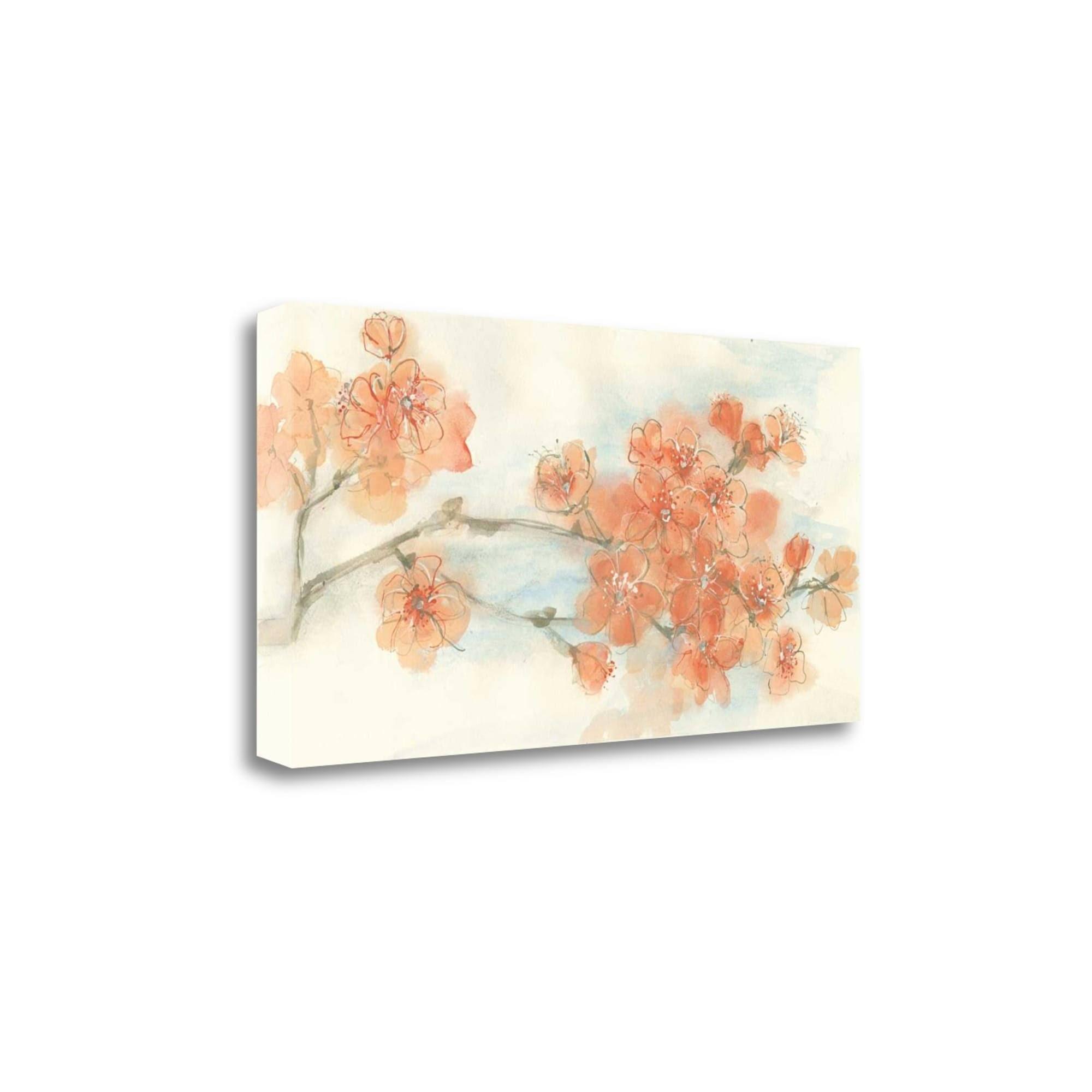 24x22 x 47x22 Peach Blossom I by Chis Paschke Fine Art Giclee Print