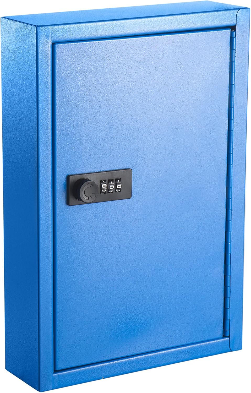 AdirOffice Steel Key Cabinet - Heavy Duty Key Safe - Security Lock Box with Combination Lock - Sturdy Security Box - Holds 40 Keys (Black) Pack of 2