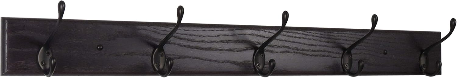 Wooden Mallet Coat Rack, Light Oak Pack of 2