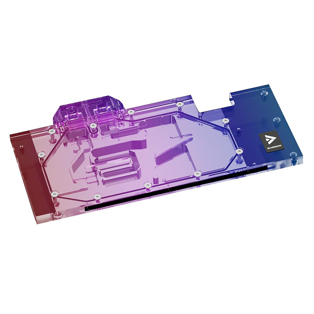 Barrow Copper GPU Water Cooling Block GPU Waterblock Graphics Card Water Cooling Block for MSI RTX3090 RTX3080 RTX3070 (for MSI RTX3090 RTX3080 Ventus 3X with Water Cooling Backplate)