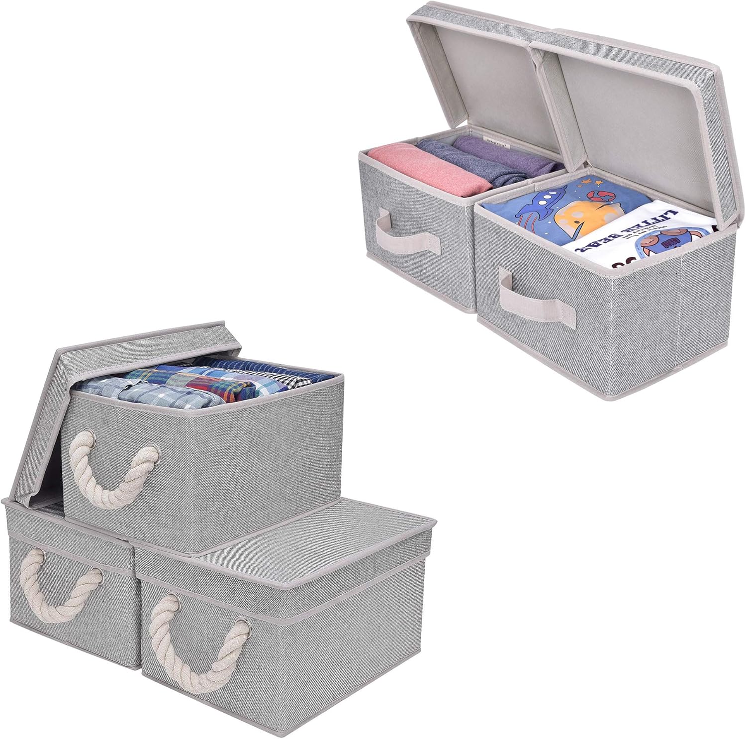 StorageWorks Storage bins set of 5 Pack of 2
