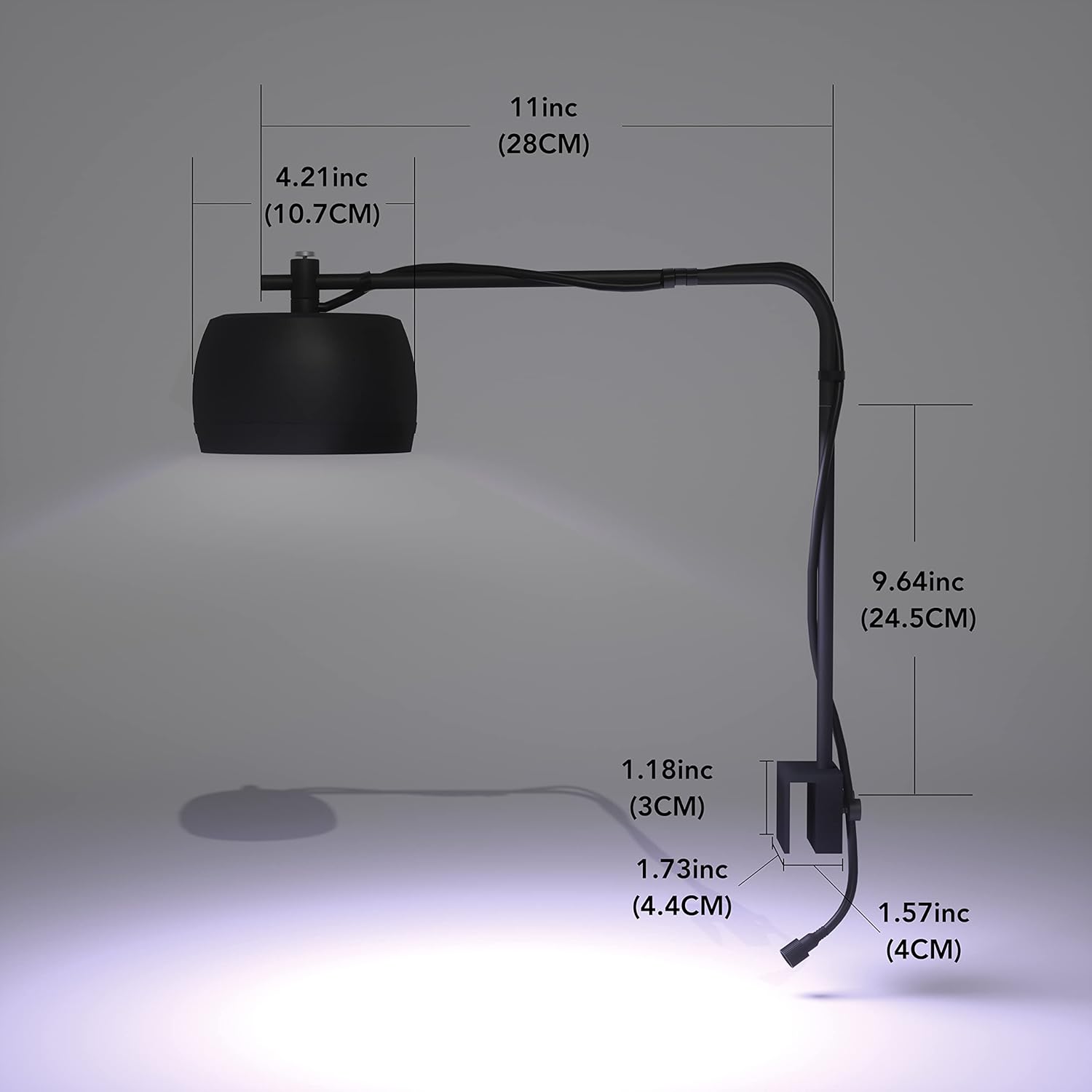 LANDEN HYDROLIT 35 RGB LED Aquarium Light for Freshwater(Light Only) Pack of 2