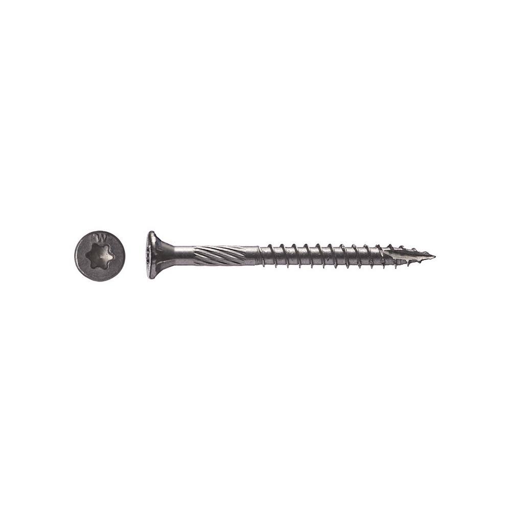 Big Timber #9 x 1-5/8 in. Stainless Steel Star Drive Flat Head Wood Screw (815-Pack)