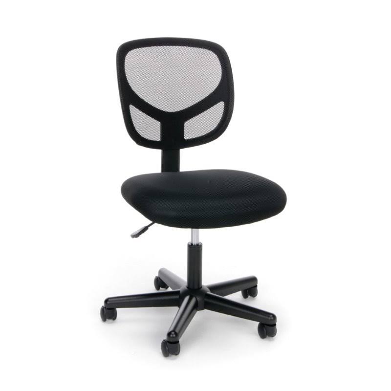 Home Square Set of 2 Mesh Office Chairs in Black