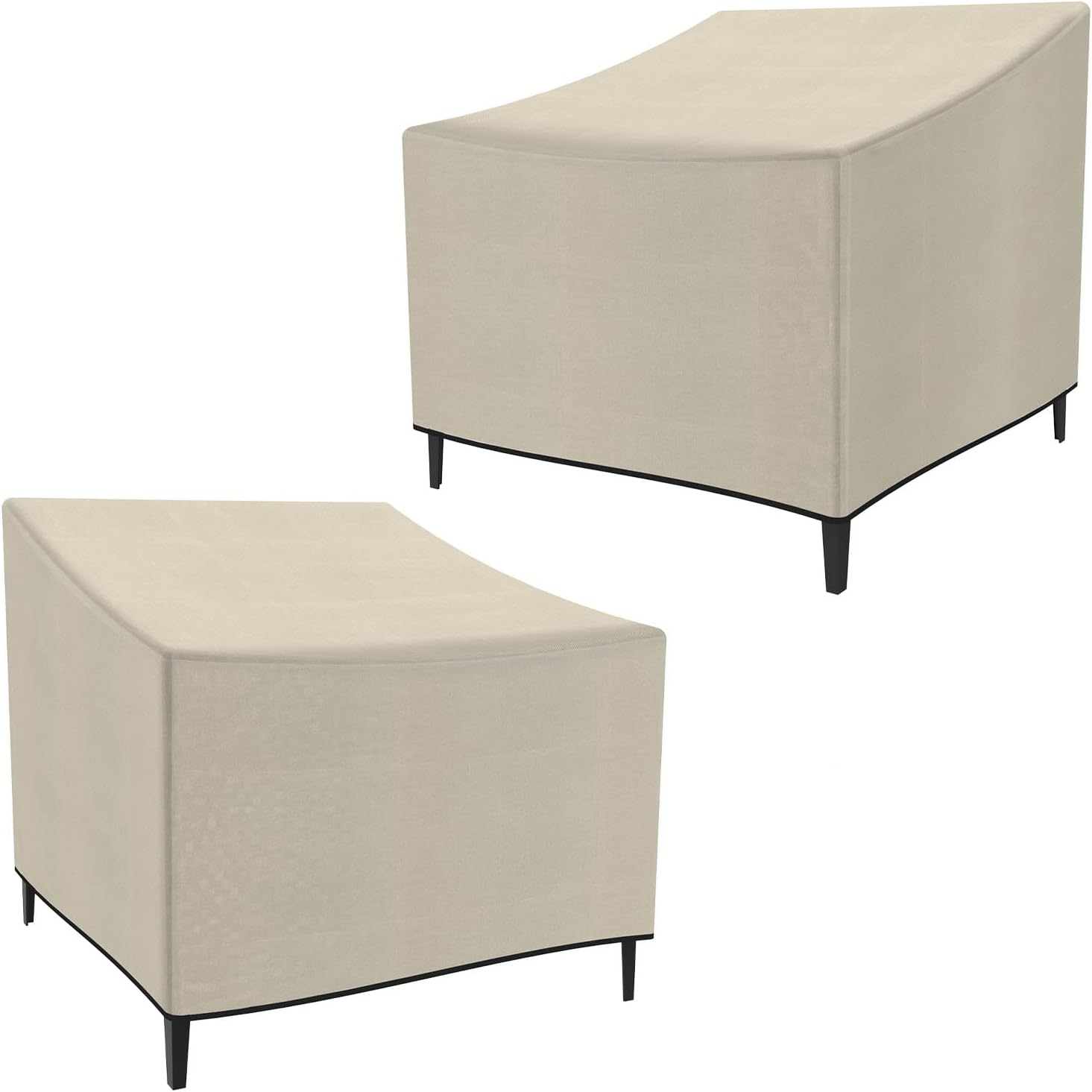 Patio Chair Covers, 600D Heavy-Duty and Outdoor Lawn Patio Furniture Covers, Protective Cover for Outdoor Garden Lounge Chair, 35