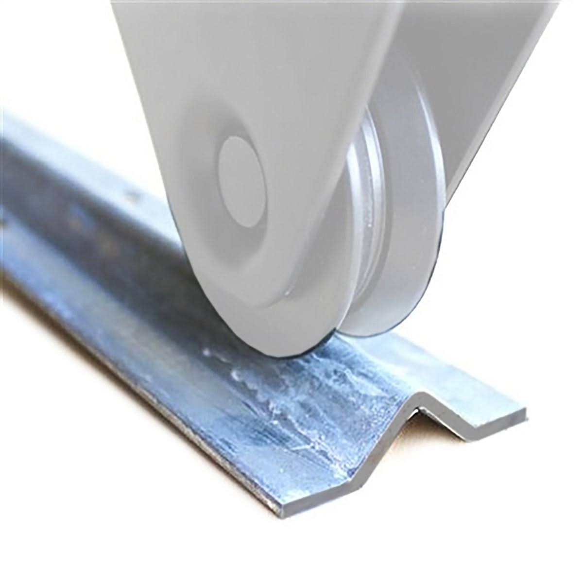 Aleko 18ft Aluminum V Track for Sliding Rolling Driveway Gate