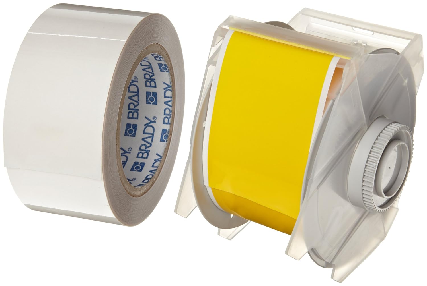 Brady ToughStripe Nonabrasive Floor Marking Tape with Overlaminate, 100' Length, 2-1-4