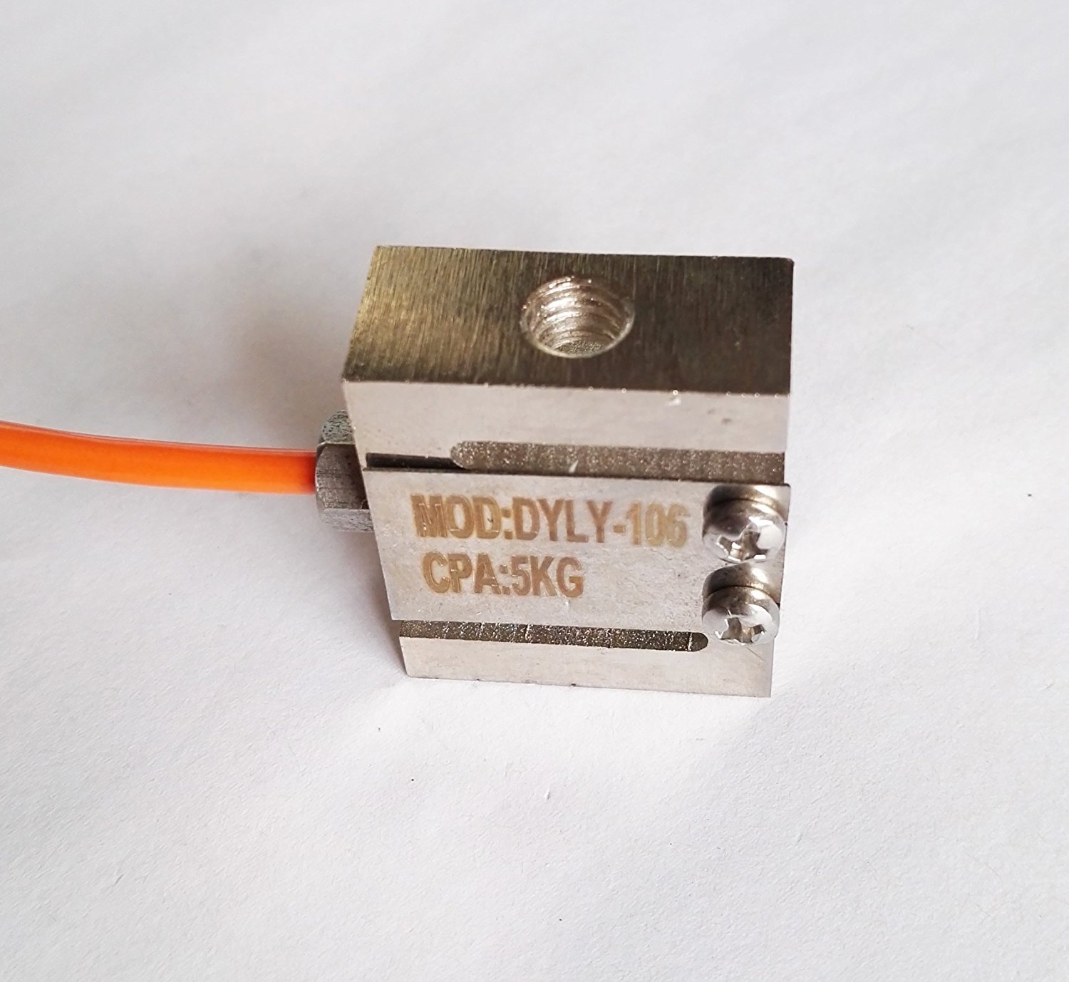 Micro Size 1KG 2KG 20KG 30KG 50KG S-Type Load Cell Tension and Compression Sensor (3kg) Pack of 2