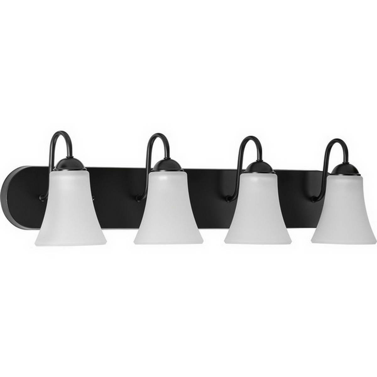 Progress Lighting Classic Bath u0026 Vanity Black 4 Light