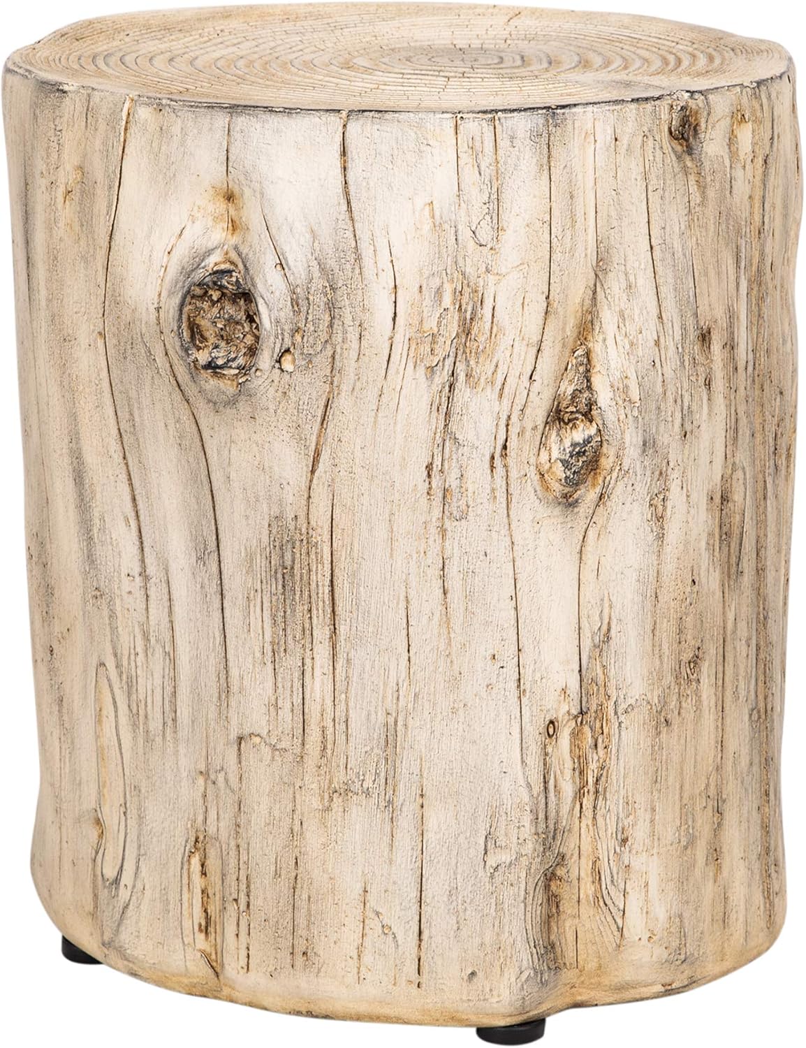 Ball & Cast Faux Wood Stump Stool Accent Table 18.325