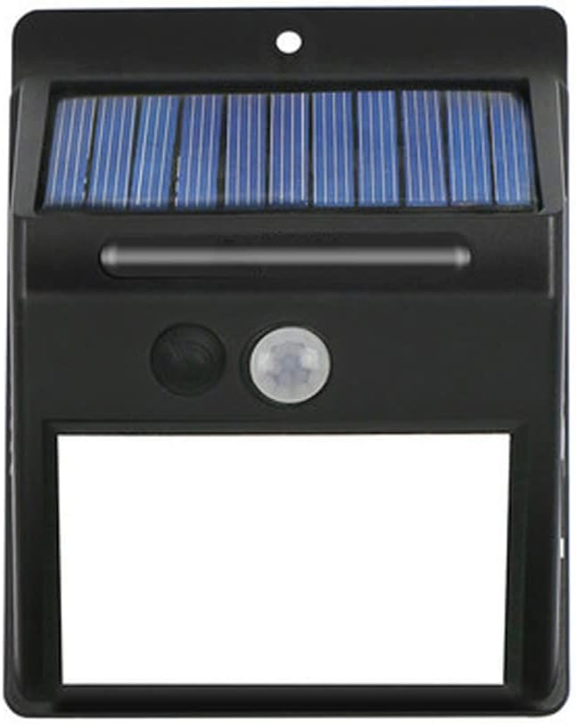 Outdoor LED Light Solar Waterproof Motion Sensor Alarm Detector Home Security Alarm System with Replaceable Voice for Garden Yard Fence Villa Barn Farm Deck