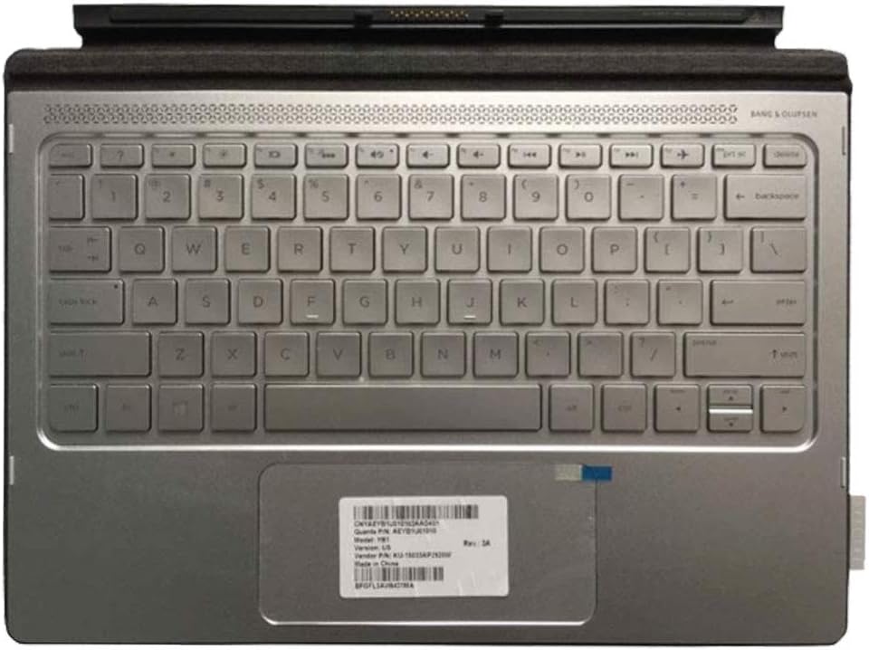 YUHUAI Laptop Replacement Keyboard for HP Spectre x2 12-A 12-inch 2-in-1 Tablet PC Expansion Leather Touch Panel US Layout
