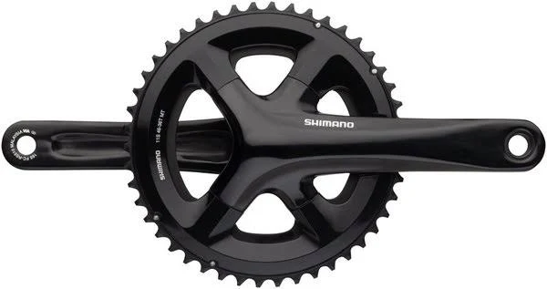 Shimano 105 FC-RS510 Crankset - 172.5mm 11-Speed 50/34t 110 Asymmetric, Black