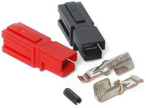 45 Amp Unassembled Red/Black Anderson Powerpole Connectors (Sets: 500) PP45-500