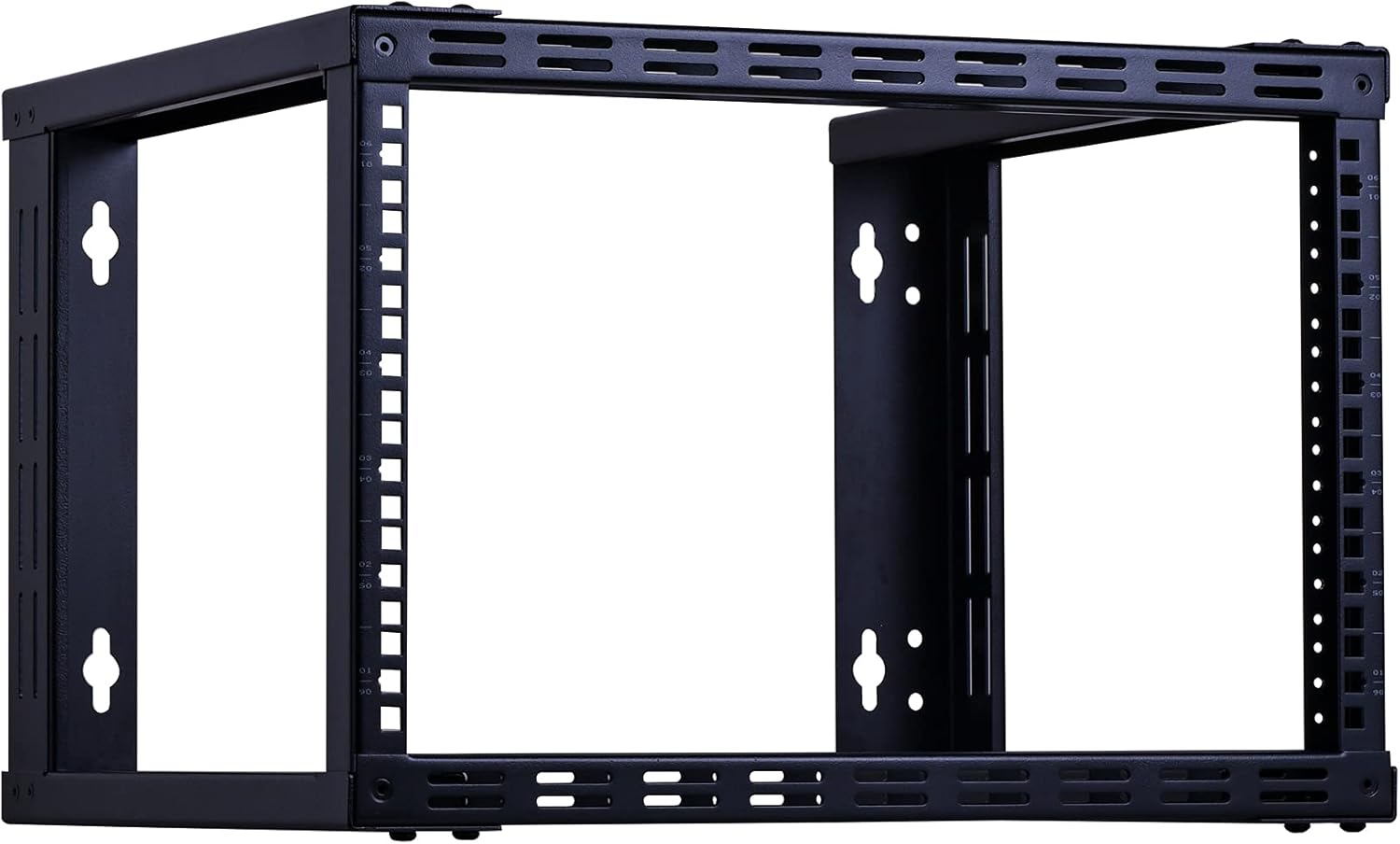 RackPath 6U Wall Mount Rack Open Frame 19in Server Equipment Rack Heavy Duty - 17in Depth