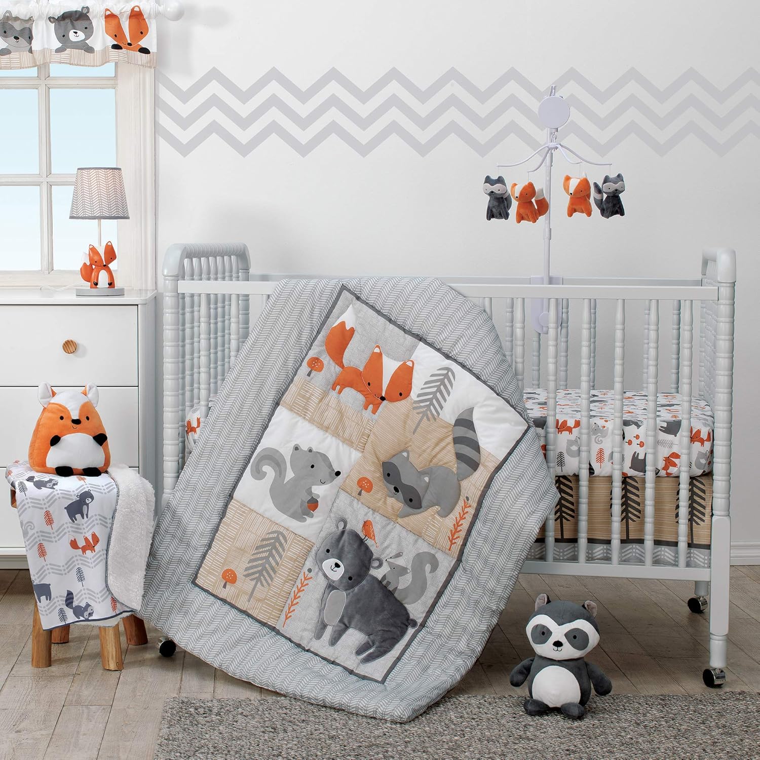 Bedtime Originals Acorn 3-Piece Crib Bedding Set Pack of 2