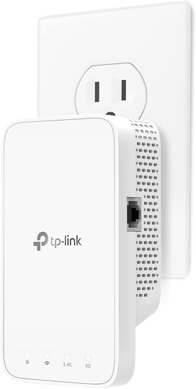 TP-Link AC750 WiFi Extender (RE220), Covers Up to 1200 Sq.ft and 20 Devices, Up to 750Mbps Dual Band WiFi Range Extender, WiFi Booster to Extend Range of WiFi Internet Connection Pack of 2