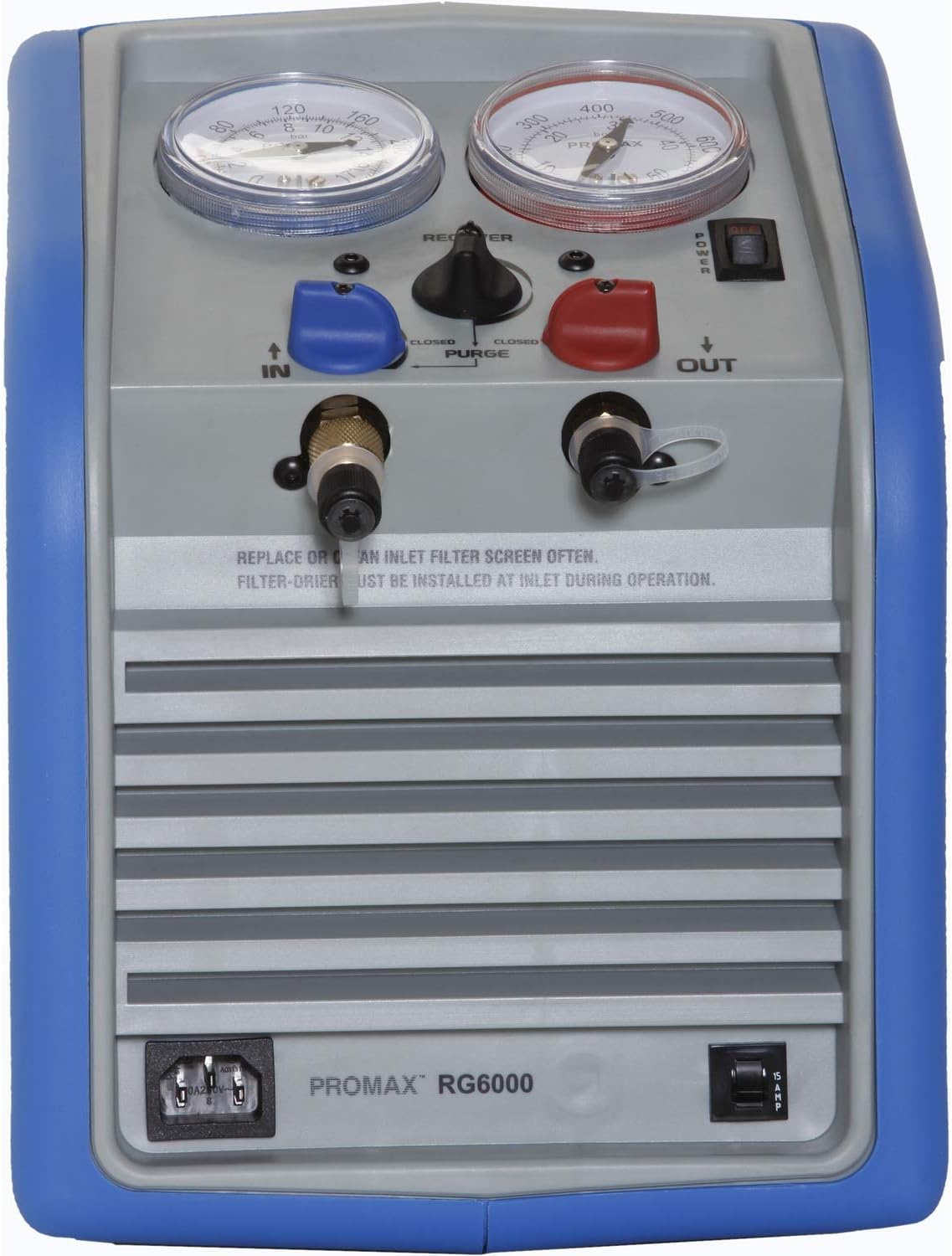 Robinair RG6 Portable Refrigerant Recovery Machine - 115V AC, 60 Hz