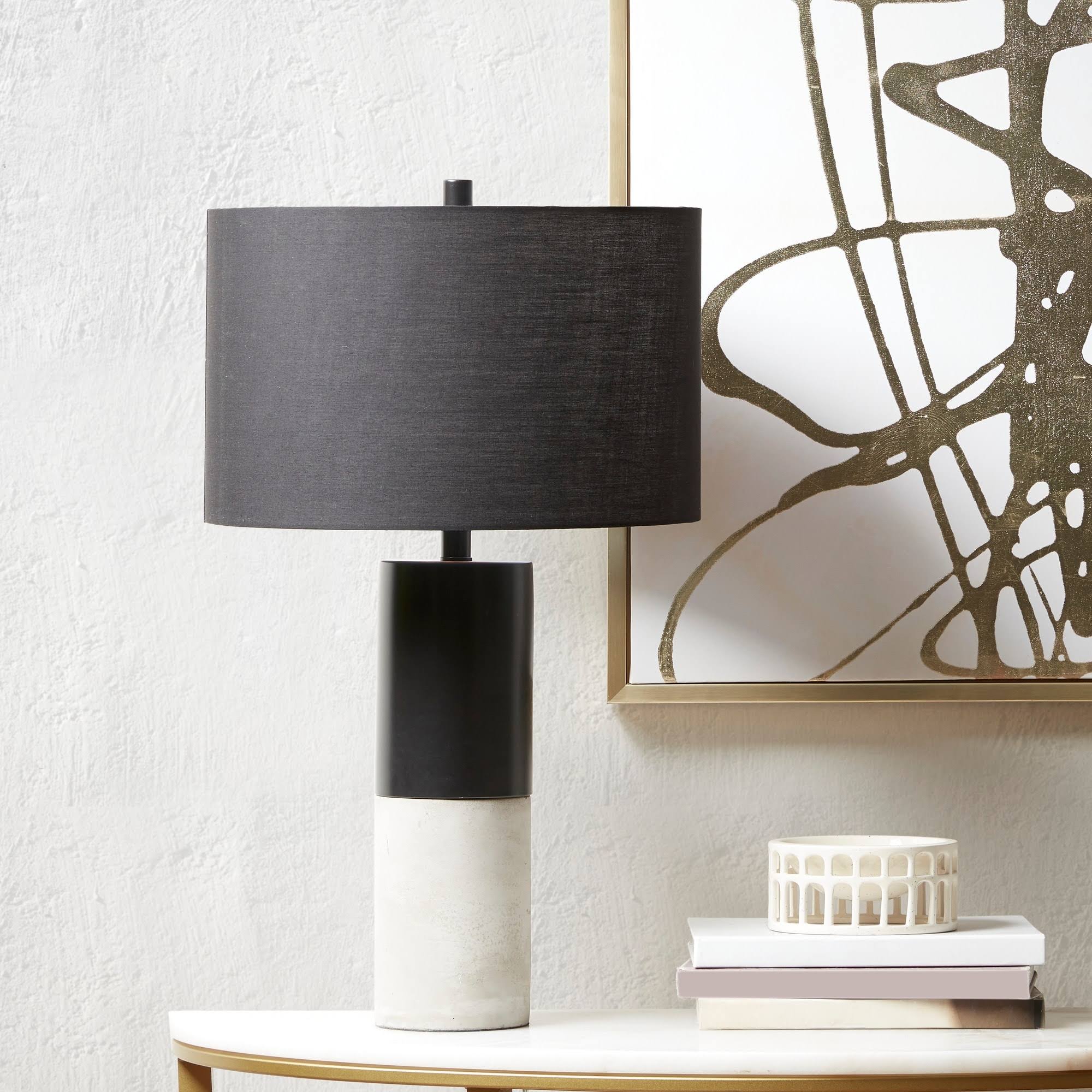 Hampton Hill Fulton Table Lamp - Black Orb