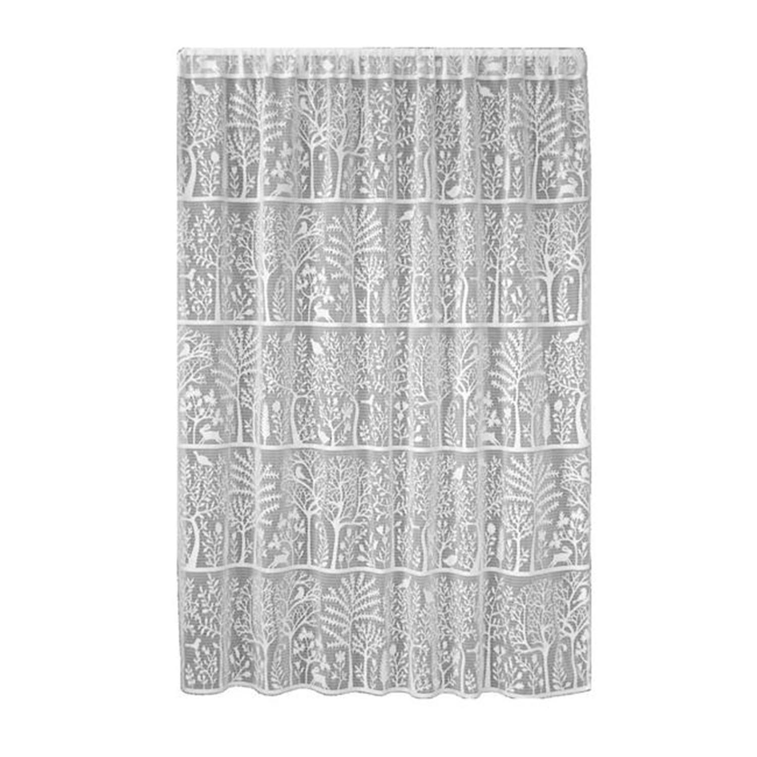 Heritage Lace 6315W-6084 60 x 84 in. Rabbit Hollow PANEL, White