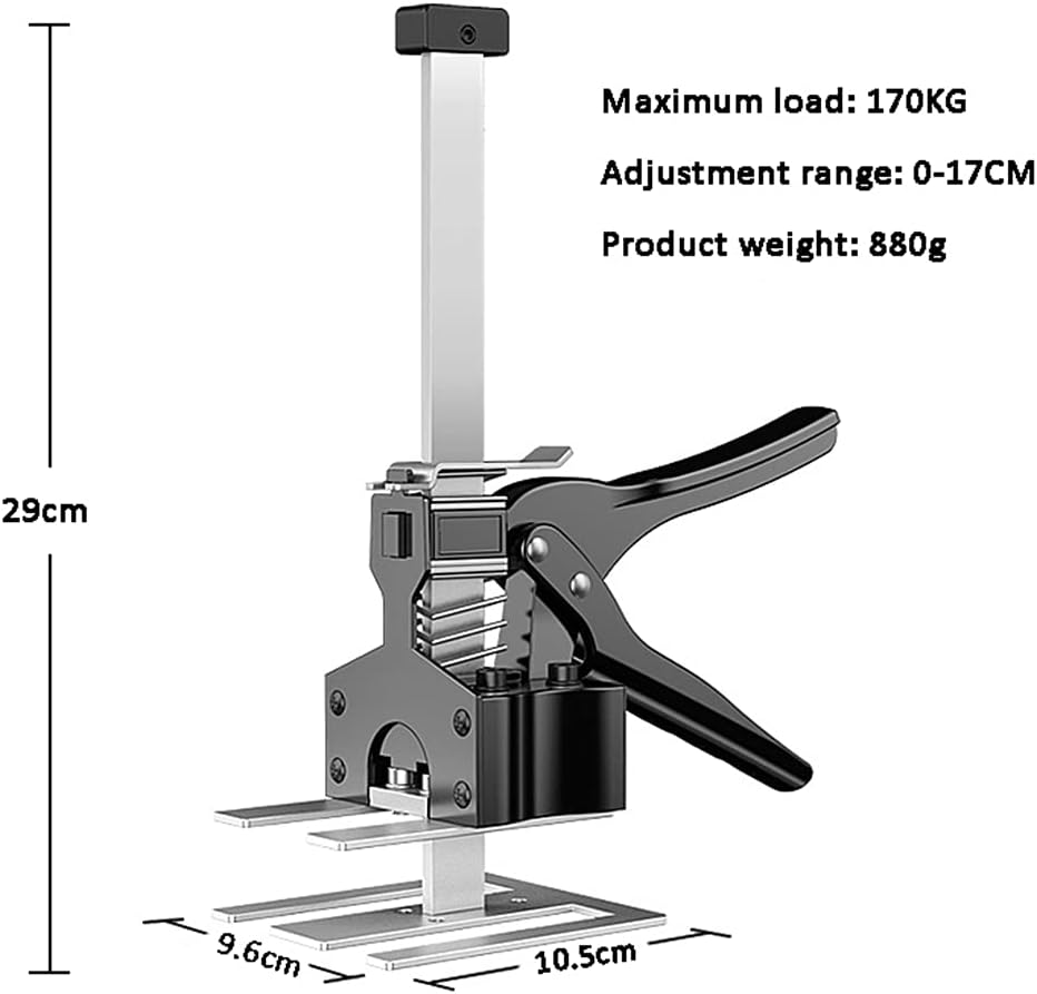 Hand Lifting Tool Jack， Lever Arm Lifter， Labor-Saving Arm， Manual Jack， Cabinet Jacks， for Installing Cabinets Hand Jack， 2 Packs