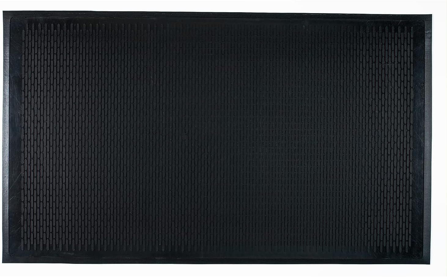 Guardian 14030500 Clean Step Outdoor Rubber Scraper Mat, Polypropylene, 36 X 60, Black