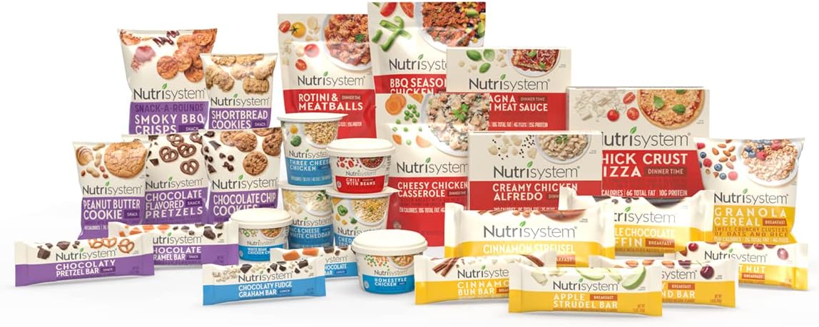 Nutrisystem® Fast Five 7-Day Weight Loss Kit with 28 Delicious Meals & Snacks Plus Protein and Probiotic Shakes