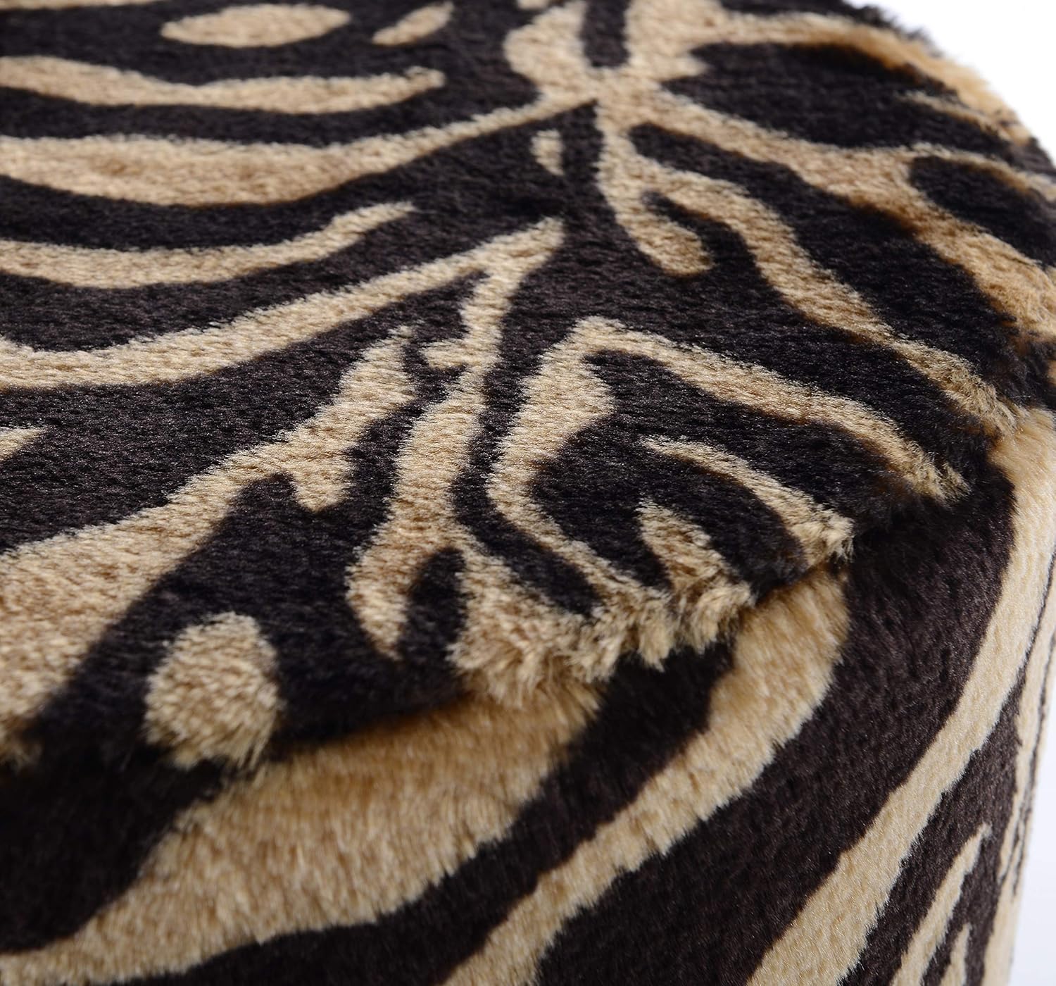 Cheer Collection Tiger Stripe Ottoman and Footstool 13