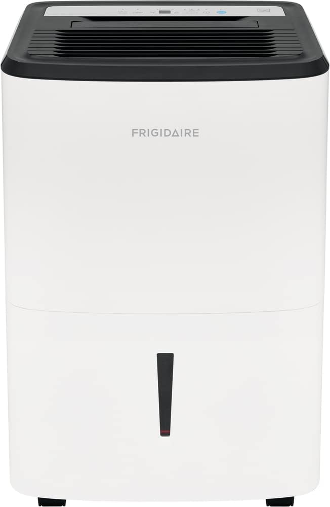 Frigidaire Dehumidifier, High Humidity 50 Pint Capacity with Built In Pump, in White