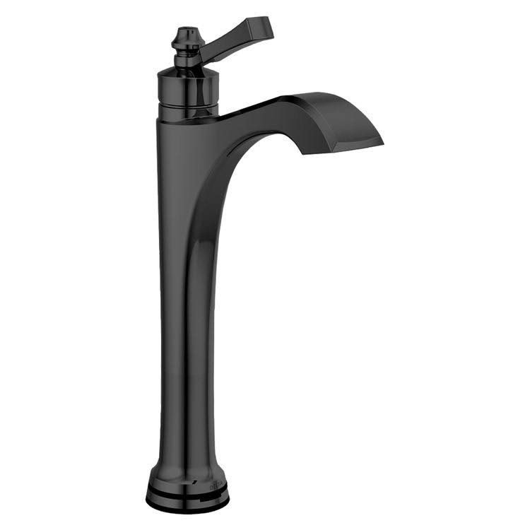 Delta 656T-BL-DST Dorval One Handle Lavatory Faucet, Matte Black