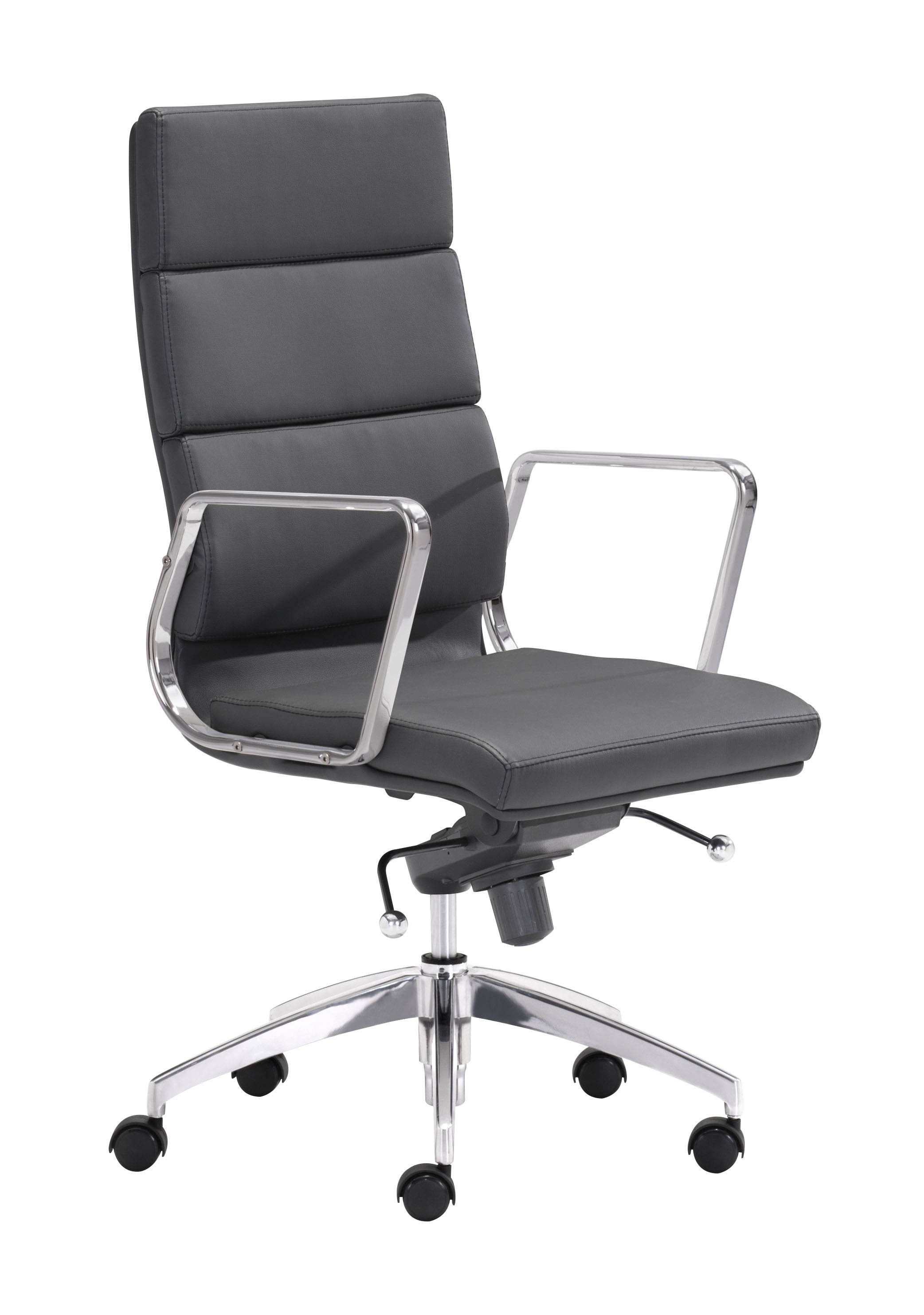 Zuo Modern Engineer High Back Office Chair Black